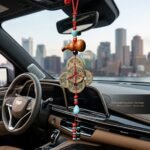 Dynasty Five——Imperial Dynasty Coin Plum Blossom Large Tassel Car Hanging Virtue Heritage Collectible - Image 4