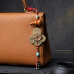 Dynasty Five——Imperial Dynasty Coin Plum Blossom Large Tassel Car Hanging Virtue Heritage Collectible - Image 6